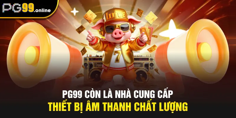 PG99 còn là nhà cung cấp thiết bị âm thanh chất lượng